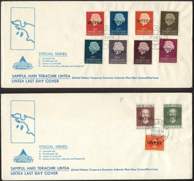 **/Poststück/gestempelt - Sammlung UNO Genf 1969/2000 sowie Partie UNO Wien ab 1979, - Stamps and postcards