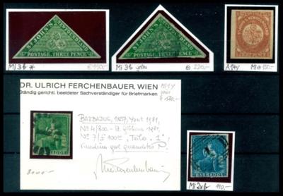 gestempelt/* - Neufundland Nr. 3b ungebraucht u. gestempelt, - Stamps and postcards