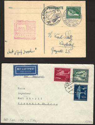 Poststück/Briefstück - Partie Postücke u. Werbekarten D.Reich mit Ganzsachen u. Sonderstpl., - Francobolli e cartoline
