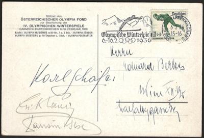Poststück - D.Reich - Karte von den - Briefmarken und Ansichtskarten