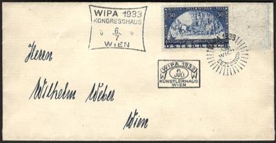 Poststück - Österr. I. Rep. - WIPA - Známky a pohlednice