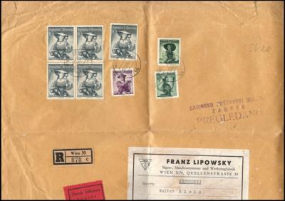 Poststück - Österr. II. Rep. - Großformatiger - Stamps and postcards