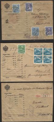Poststück - Österr. Monarchie - Interess. Partie - Briefmarken und Ansichtskarten