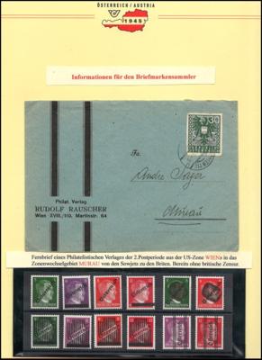 Poststück - Österreich umfangreiche - Stamps and postcards