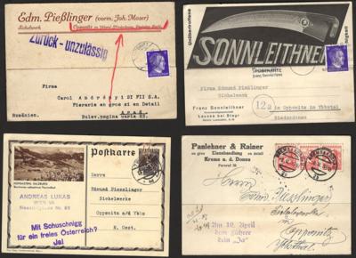 Poststück - Partie Firmenpost Österr. u. D.Reich u.a. Perfin, - Stamps and postcards