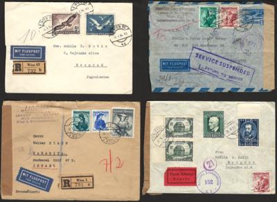 Poststück - Partie Poststücke Österr. II. Rep. u.a. mit - Briefmarken und Ansichtskarten