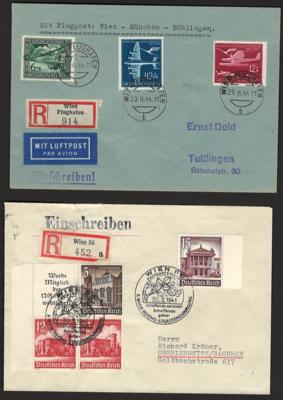 Poststück - Partie Poststücke "Ostmark" - Briefmarken und Ansichtskarten