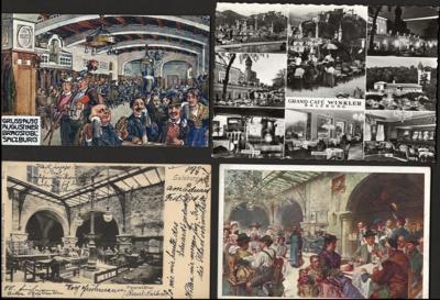 Poststück - Reichh. Partie Ansichtskarten meist Raum Salzburg, - Stamps and postcards