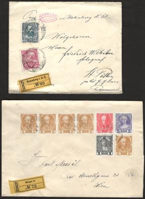 Poststück - Reichh. partie Poststücke - Stamps and postcards