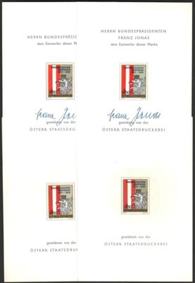 (*) - 4 Jonas - Blöcke, - Stamps and postcards