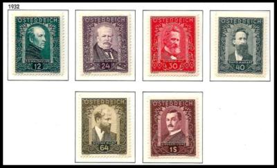 **/*/Briefstück/gestempelt - Sammlung Österr. Ausg. 1867/1990 u.a. Maler *, - Briefmarken und Ansichtskarten