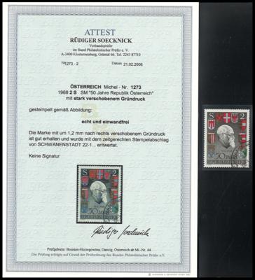 .gestempelt - Österr. Nr. 1303 F (50 Jahre Republik), - Briefmarken und Ansichtskarten