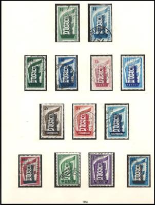 **/gestempelt - Sammlung "Europa" 1956/1972 gestempelt u. 1962/1971 **, - Známky a pohlednice