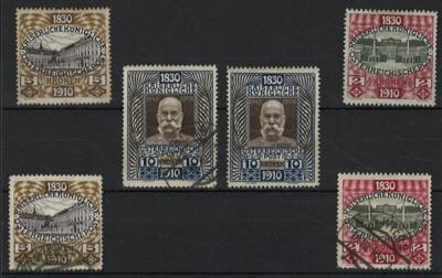 .gestempelt/* - Sammlung Österr. Monarchie ab 1850 u.a. mit 2K/10K Ausg. 1910 gestempelt u. * (* tls. fl.), - Francobolli e cartoline