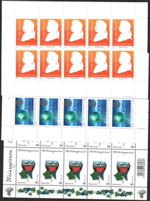 ** - Österr. - Partie EURO - NEUHEITEN (FRANKATURWARE) - alles Klbg., - Stamps and postcards