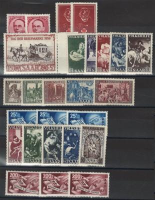 * - Partie Saarland, - Stamps and postcards