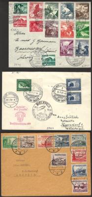 Poststück/Briefstück - Partie Poststücke D.Reich mit Feldpost, - Briefmarken und Ansichtskarten