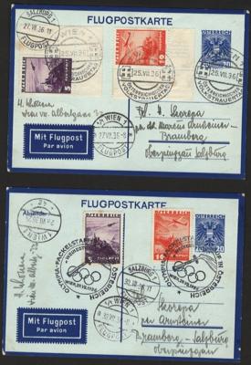 Poststück/Briefstück - Partie Poststücke Österr. ab Monarchie, - Francobolli e cartoline