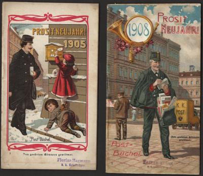 Poststück - Österr. - Partie Postbüchel Österr. ab Monarchie, - Stamps and postcards