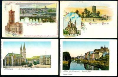 Poststück - Partie AK div. Deutschland, - Briefmarken und Ansichtskarten