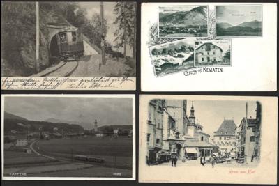 Poststück - Partie AK div. Tirol u.a. Natters, - Briefmarken und Ansichtskarten