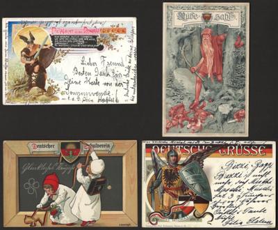 Poststück - Partie AK Patriotika, - Stamps and postcards