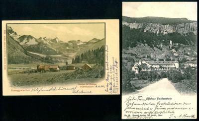 Poststück - Partie AK Schweiz, - Stamps and postcards