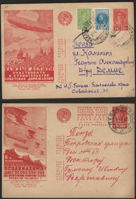 Poststück - Partie Ganzsachen v. Albanien - Stamps and postcards