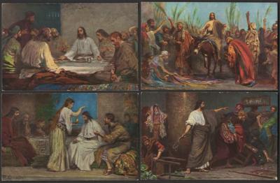 Poststück - Partie Motivkarten zum Them "Bibel", - Francobolli e cartoline