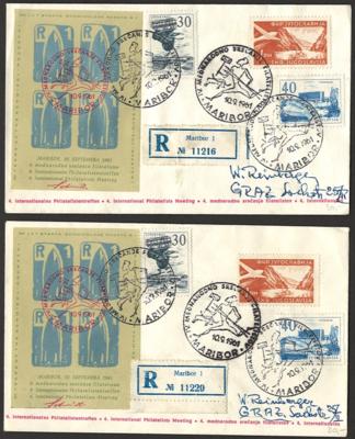 Poststück - Partie Poststücke Europa u. Übersee, - Stamps and postcards