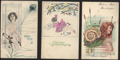 Poststück - Reichh. Partie Motivkarten meist Österr. Monarchie, - Briefmarken und Ansichtskarten
