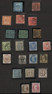 .gestempelt/**/* - Interess. Partie div. Deutschland, - Stamps and postcards