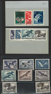 **/*/gestempelt - Lagerbestand Österr. II. Rep., - Briefmarken und Ansichtskarten