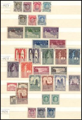 .gestempelt/*/** - Reichh. Sammlung Belgien Ausg. 1849/1975 - Sätze, - Stamps and postcards