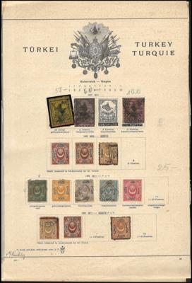 **/*/gestempelt - Sammlung/Partie Türkei, - Stamps and postcards