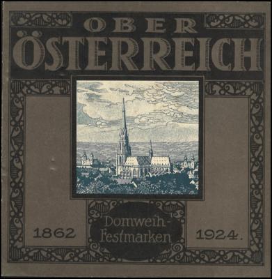 (*) - Österr. - Lokalausg. I. Rep. - Domweih - Festmarken mit Unterschriften in Mappe, - Francobolli e cartoline