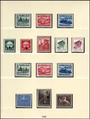 **/* - Sammlung D.Reich Ausg. 1938/1945, - Francobolli e cartoline