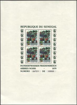 ** - Senegal Block Nr. 34/36 -2 Garnituren in versch. Erh., - Známky a pohlednice