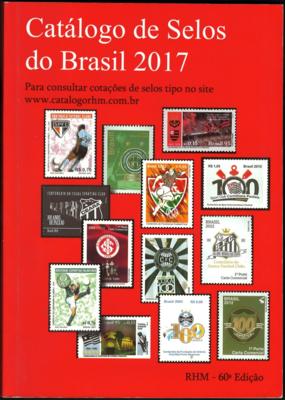 Literatur: Catalogo de Selos do Brasil 2016 in 2 Bänden sowie 2017, - Stamps and postcards