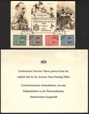 Poststück - Kl. Partie Poststücke Liechtenstein, - Francobolli e cartoline
