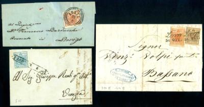 Poststück - Lombardei Partie Briefe mit I. Ausgabe auch Prachtstücke, - Známky a pohlednice