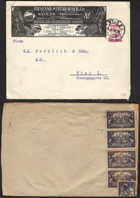 Poststück - Österr. Bedarfspost ab später Monarchie bis frühe II. Rep., - Stamps and postcards