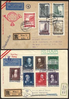 Poststück - Österr. Partie FDCs - u. Ersttagsbriefe - Stamps and postcards