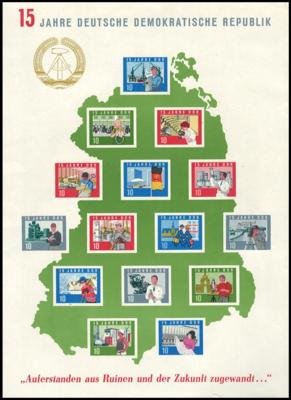 .gestempelt/** - DDR - Sammlung  1971/90, - Známky a pohlednice