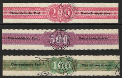 .gestempelt - Österr. - Verrechnungsmarken Nr. 1, - Briefmarken und Ansichtskarten