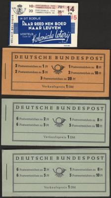 **/*/gestempelt/(*) - Partie Europa u. Übersee u.a. ein wenig Markenheftchen (MH), - Stamps and postcards