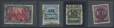*/gestempelt/Poststück - Reichh. Sammlung/ Partie D.Reich ab Brustschilde, - Briefmarken und Ansichtskarten