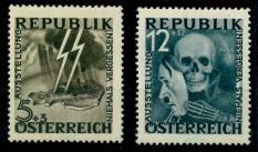 (*) - Österr. - BLITZ/TOTENKOPF nachgumm. mit Privatsignum, - Stamps and postcards