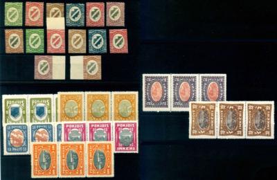 **/* - Sammlung Nordingermanland u.a. mit Nr. 1U/7U *, - Briefmarken und Ansichtskarten