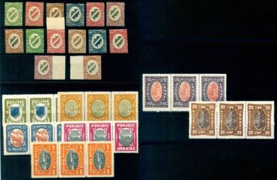 **/* - Sammlung Nordingermanland u.a. mit Nr. 1U/7U *, - Stamps and postcards